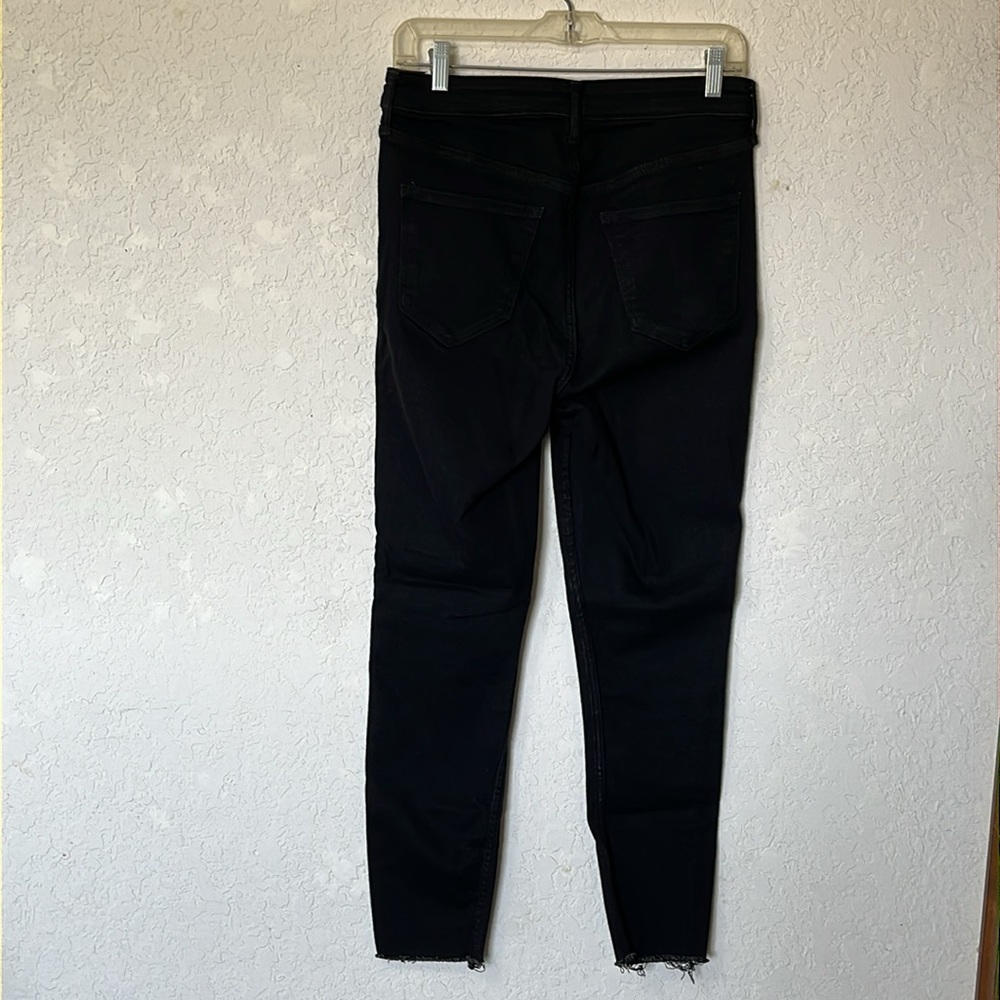 Women’s Old Navy Y2K Black Extra High Rise Rockstar Super Skinny Jeans. Size 10 - Picture 7 of 16